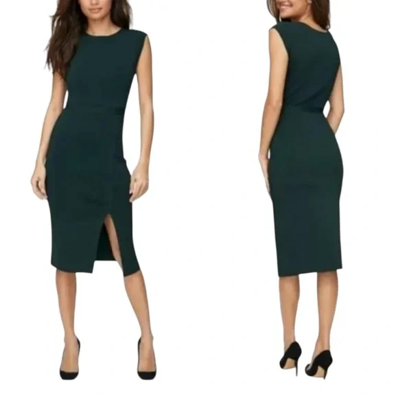 NWOT Aritzia Babaton Body-con Elegant Black Sleeveless Dress Size XXS - Picture 1 of 13